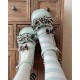 Sheep Puff Chocolate Platform Shoes(Limited Pre-Order/5 Colours/Full Payment Without Shipping)